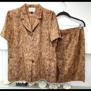 Le Suit skirt and jacket dress